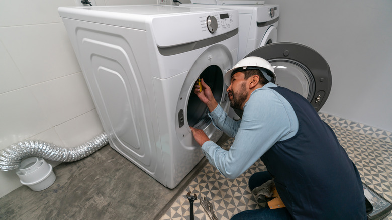 Danville washer- dryer installation